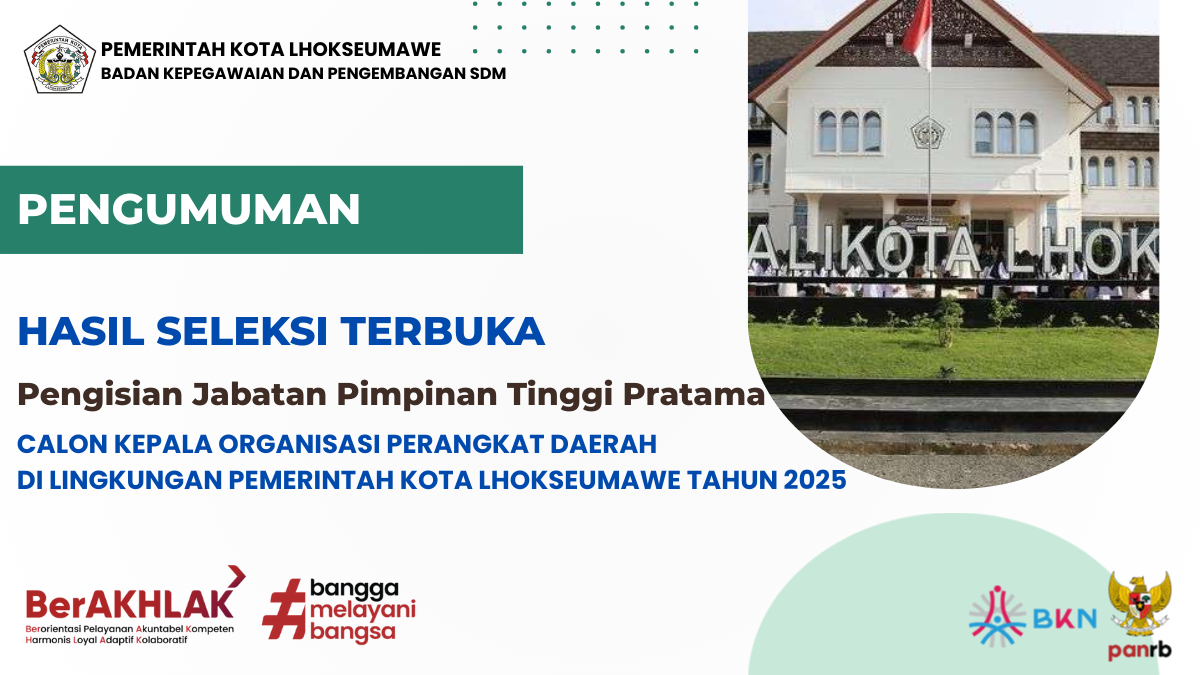 Pengumuman Hasil JPT